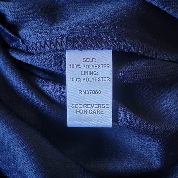 Cato Long Sleeve Midi Dress, L, Blue Multi Color, “Bandana Print”, Bell Sleeve, - Picture 7 of 9